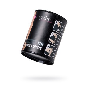 Мастурбатор MasturbaTIN Curly Curtis, TPE, белый, 4.5 см (иной угол)