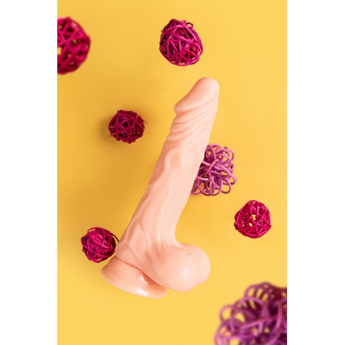 Реалистичный фаллоимитатор TOYFA A-Toys, TPE, Телесный, 14 см