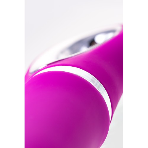 Вибратор с клиторальным стимулятором JOS JOLY, с WOW-режимом, силикон, фуксия, 19,6 см