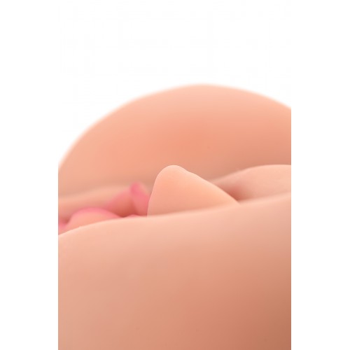 Мастурбатор реалистичный KOKOS Adarashi 2 c двойным слоем, TPR, телесный, 20 см