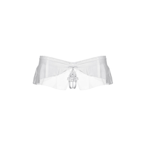 Стринги с юбочкой SoftLine Collection, белый, S/M