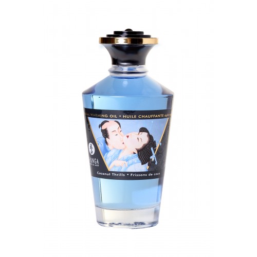 Масло для массажа Shunga Coconut Thrills, разогревающее, с ароматом кокоса, 100 мл