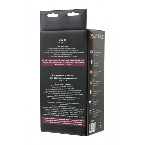 Страпон на креплении TOYFA RealStick Elite, TPR, телесный, 19 см