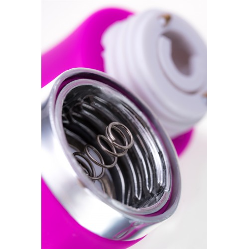 Вибратор с клиторальным стимулятором JOS JOLY, с WOW-режимом, силикон, фуксия, 19,6 см