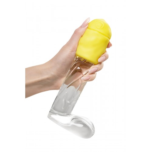 Мастурбатор нереалистичный MEN'S MAX CAPSULE 03 POP, TPE, желтый, 8 см (В ЗИПЛОКЕ)