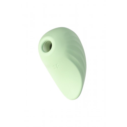 Вакуум-волновой бесконтактный стимулятор клитора Satisfyer Pearl Diver, силикон, зеленый