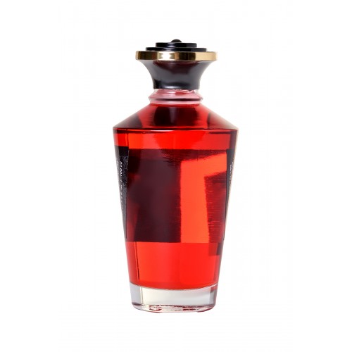 Масло для массажа Shunga Blazing Cherry, разогревающее, с ароматом вишни, 100 мл