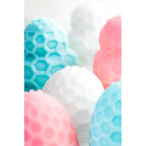 Мастурбатор A-Toys Flaff, TPE, бирюзовый, 8см, Ø 2,9 см