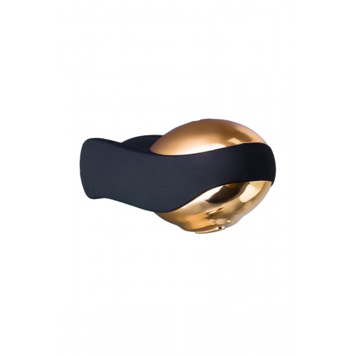 Вибромассажер WANAME D-SPLASH  Wave Силикон Чёрный, 9,3 см.