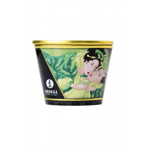 Массажное аромамасло Shunga Zenitude с ароматом зелёного чая, 170 мл