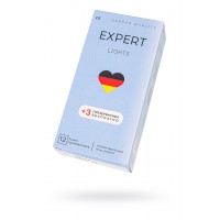 Презервативы EXPERT Lights Germany 12шт +(3 бесплатно), ультратонкие