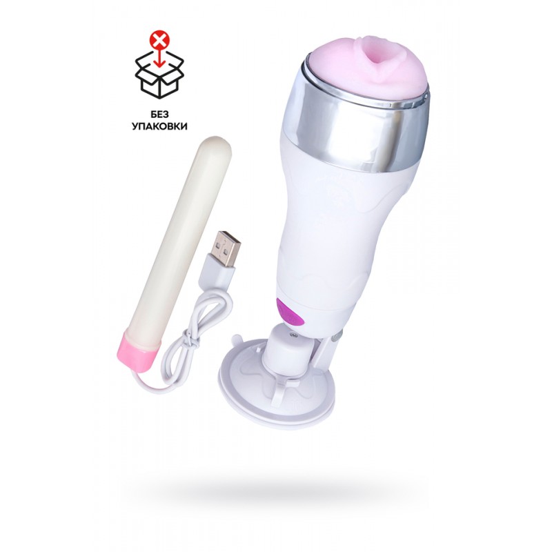 Реалистичный мастурбатор с подогревом Pany, TPR, телесный, 25 см (в пакете)