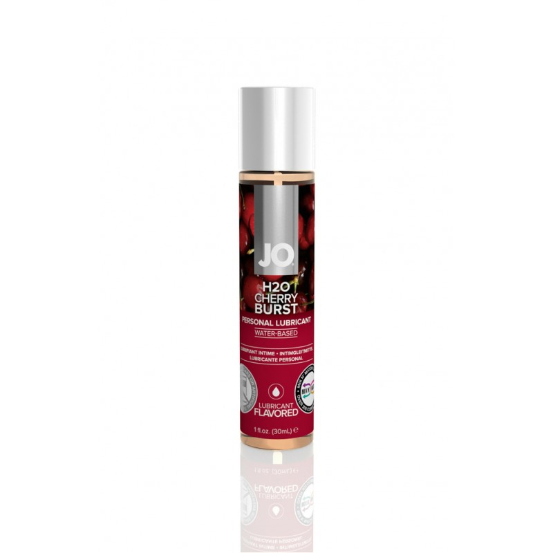 Съедобный лубрикант со вкусом вишни JO H2O Cherry Burst, 30 мл