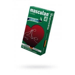 Презервативы Masculan Classic 4,  10шт.  Увеличенного размера (XXL) ШТ