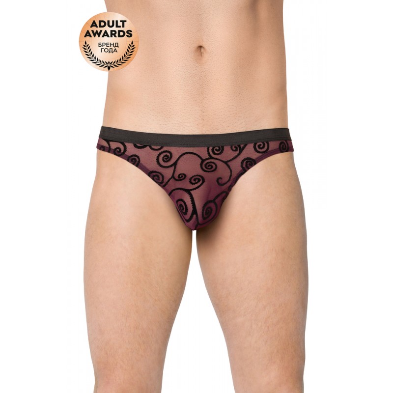 Трусы мужские с узором SoftLine Collection, фиолетовый, L