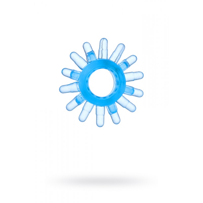 Эрекционное кольцо TOYFA, TPE, синий