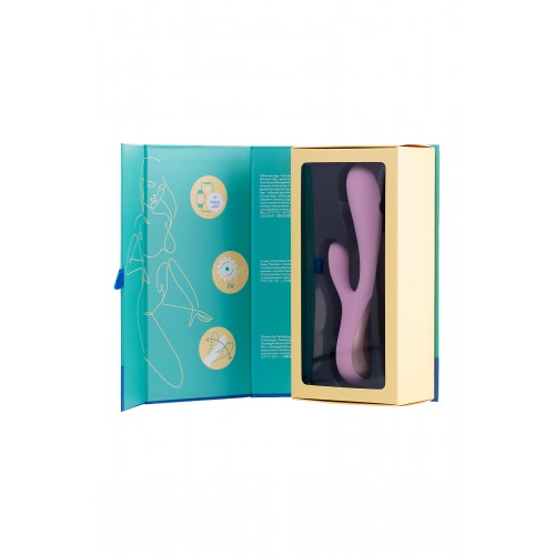 Нереалистичный вибратор Satisfyer Mono Flex, силикон, розовый, 20,4 см.