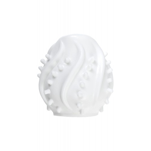 Мастурбатор нереалистичный Eromantica Velvet, TPE+ABS, белый