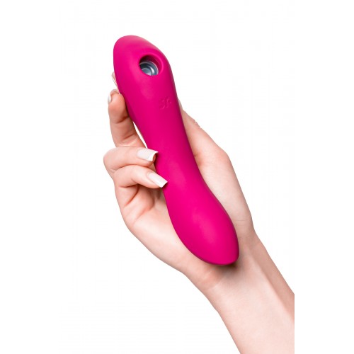 Вакуум-волновой бесконтактный стимулятор клитора Satisfyer Curvy Trinity 3, силикон, красный