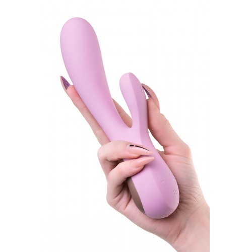 Нереалистичный вибратор Satisfyer Mono Flex, силикон, розовый, 20,4 см.