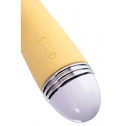 Вибратор Flovetta by Toyfa Calla, силикон, желтый, 22 см