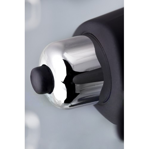 Стимулятор простаты Erotist First, силикон, чёрный, 14,4 см