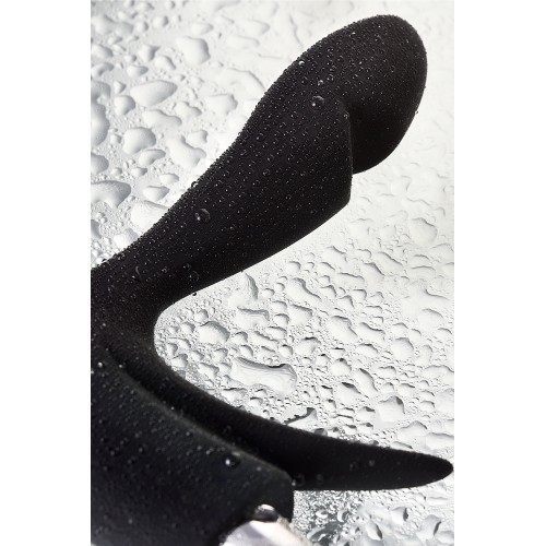 Стимулятор простаты Erotist First, силикон, чёрный, 14,4 см