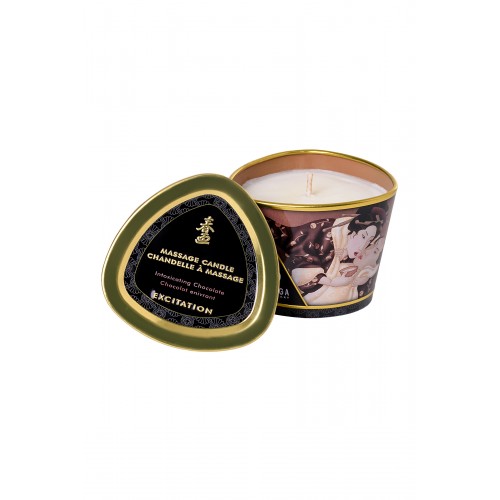 Массажное аромамасло Shunga Excitation с ароматом шоколада, 170 мл