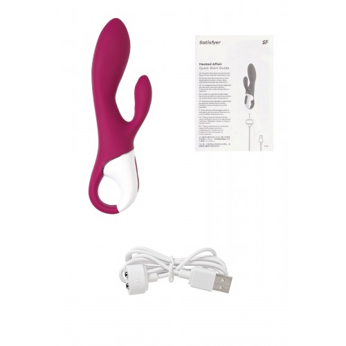 Смарт-вибратор Satisfyer Heated Affair Connect App с функцией нагрева розовый 