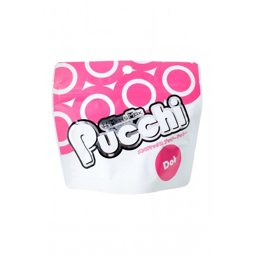 Мастурбатор нереалистичный MensMax Pucchi Dot, TPE, белый, 6,5 см