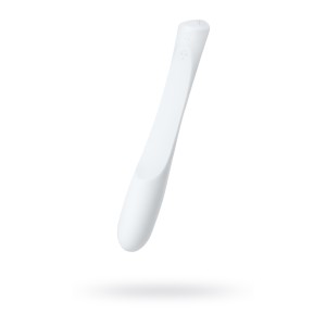 Вибратор, Sirens, Venus, силикон, белый, 22 см (иной угол)