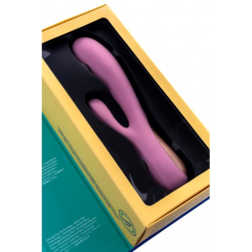 Нереалистичный вибратор Satisfyer Mono Flex, силикон, розовый, 20,4 см.