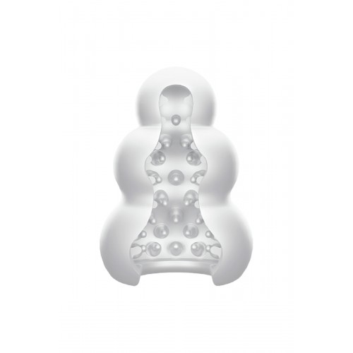 Мастурбатор нереалистичный MensMax Pucchi Dot, TPE, белый, 6,5 см