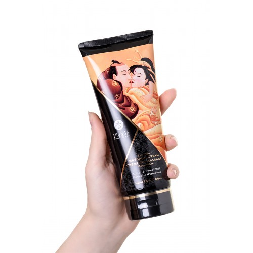 Массажный крем Shunga Almond Sweetness, съедобный, миндаль, 200 мл