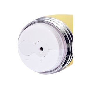 Вибратор Flovetta by Toyfa Calla, силикон, желтый, 22 см (иной угол)