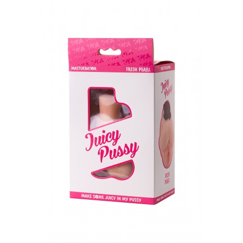 Мастурбатор реалистичный TOYFA Juicy Pussy Fresh Pearl, вагина, TPR, телесный, 13 см