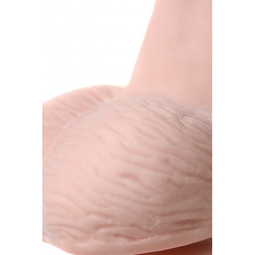 Реалистичный фаллоимитатор на присоске RealStick Elite, TPR, телесный, 19 см