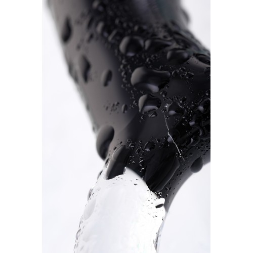 Стимулятор простаты Sexus Glass, стекло, чёрный, 17 см