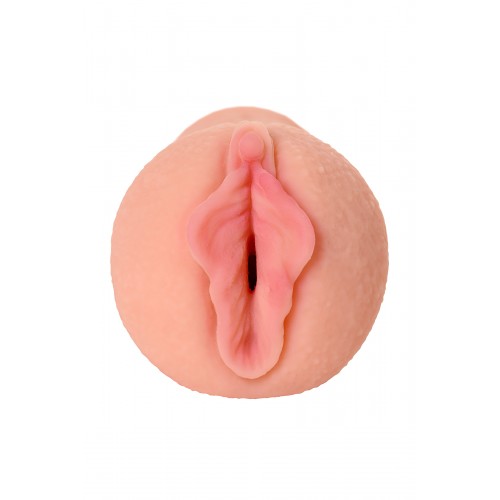 Мастурбатор реалистичный KOKOS ELEGANCE.003 с вибрацией, TPR, телесный, 16 см