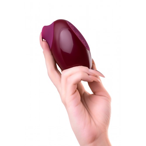 ВАКУУМНЫЙ СТИМУЛЯТОР КЛИТОРА TOYFA A-TOYS MYRTY, БОРДОВЫЙ, 9,8 СМ