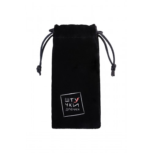 Анальная втулка Штучки-Дрючки, серебряная, с чёрным кристаллом, Ø 2,5 см, 48 г