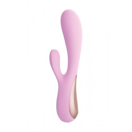 Нереалистичный вибратор Satisfyer Mono Flex, силикон, розовый, 20,4 см.