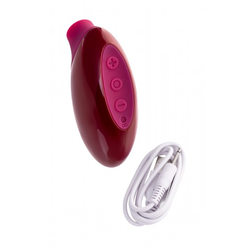 ВАКУУМНЫЙ СТИМУЛЯТОР КЛИТОРА TOYFA A-TOYS MYRTY, БОРДОВЫЙ, 9,8 СМ