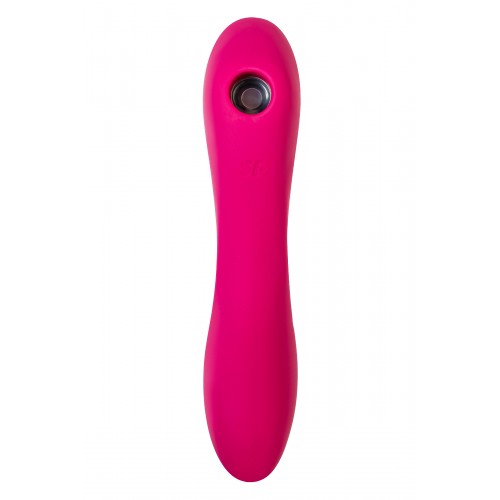 Вакуум-волновой бесконтактный стимулятор клитора Satisfyer Curvy Trinity 3, силикон, красный