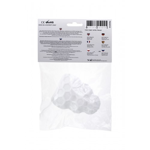 Мастурбатор A-Toys Flaff, TPE, белый, 8см, Ø 2,9 см