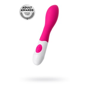 Нереалистичный вибратор TOYFA A-Toys  , Силикон, Розовый, 19,8 см (иной угол)