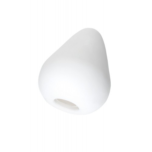 Мастурбатор нереалистичный Eromantica Velvet, TPE+ABS, белый