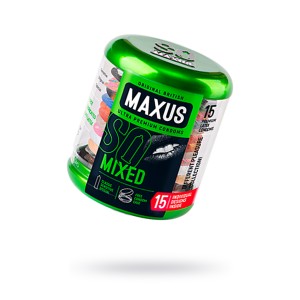 Презервативы MAXUS Набор в железном кейсе № 15 (иной угол)