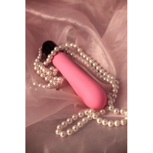 Нереалистичный вибратор LEROINA by TOYFA Polly, 7 режимов вибрации, силикон, розовый, 18,3 см, Ø 3,1 см