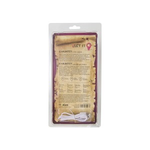 Стимулятор точки G Let it G G-Hunter, силикон, фиолетовый, 18,5 см (иной угол)